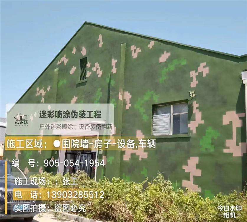 万州外墙数码迷彩漆施工报价清单（100㎡标准墙面测算）